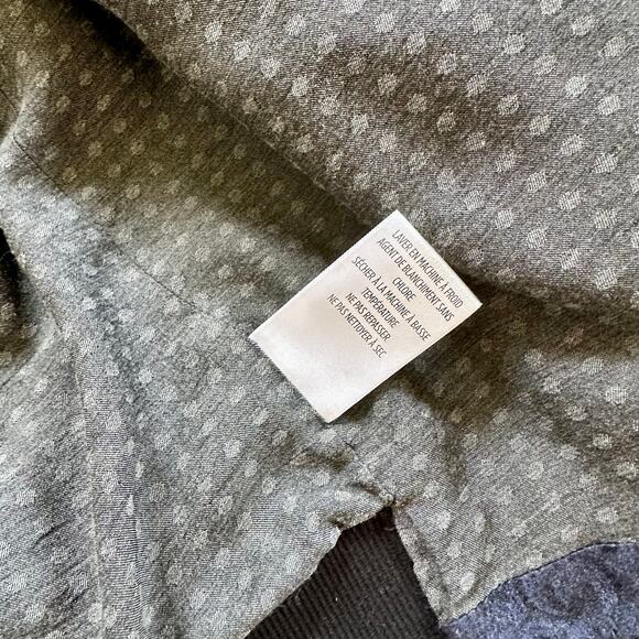 Rare Robert Graham Floral Navy / Black Light Jacket Flowers Zip Men’s Size M - Picture 13 of 16